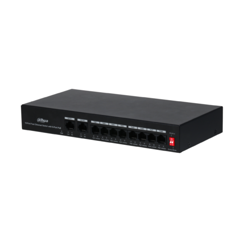 Dahua - 10 Kanal PoE Switch DH-PFS3010-8ET-65 – Bild 2