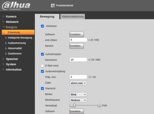 Automatische Sirene Dahua