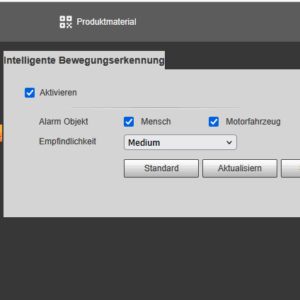 Bewegungserkennung Dahua