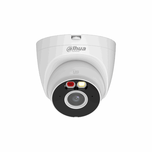Dahua - WLAN 5MP 2,8mm Dome IP-Kamera Mikrofon, Lautsprecher, Sirene, Farbnachtsicht und Personenerkennung DH-IPC-HDW1539DAP-SW-PV-0280B