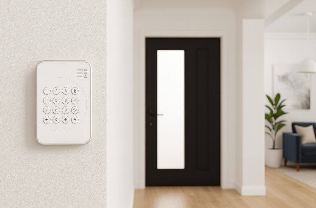 SHSec Keypad montiert