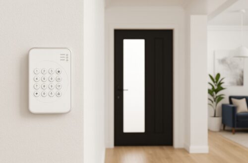 SHSec Keypad montiert