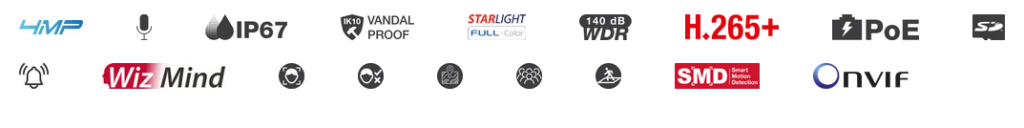 Eigenschaften DH-IPC-HDBW5449R1P-ZE-LED-2712