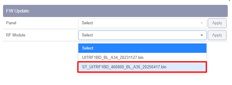 Devices OTA updates - SmartHomeSec Anleitung