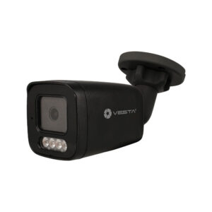 VESTA-IPC-B24-L-B 4MP 2,8mm PoE Bullet-Kamera, Flutlicht, Mikrofon (schwarz)
