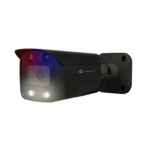 VESTA-IPC-B34-AS-PV-B 4MP 2,8mm PoE Bullet-Kamera, Flutlicht, Sirene, Mikrofon (schwarz)
