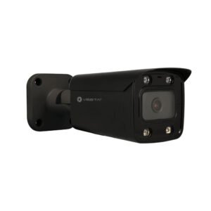 VESTA-IPC-B34-AS-PV-B 4MP 2,8mm PoE Bullet-Kamera, Flutlicht, Sirene, Mikrofon (schwarz)