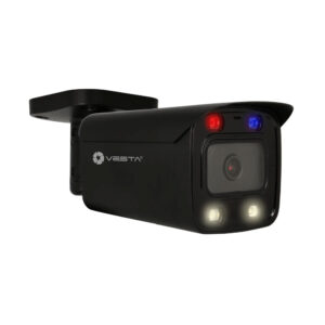 VESTA-IPC-B35-AS-PV-B 5MP 2,8mm PoE Bullet-Kamera, Flutlicht, Gesichtserkennung, Personenzählung, Sirene (schwarz)