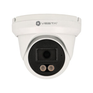 VESTA-IPC-T26-L-MC 6MP 2,8mm PoE Turret-Kamera, Flutlicht, Sirene, Mikrofon