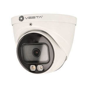 VESTA-IPC-T34-AS-PV 4MP 2,8mm PoE Turret-Kamera, Flutlicht, Mikrofon