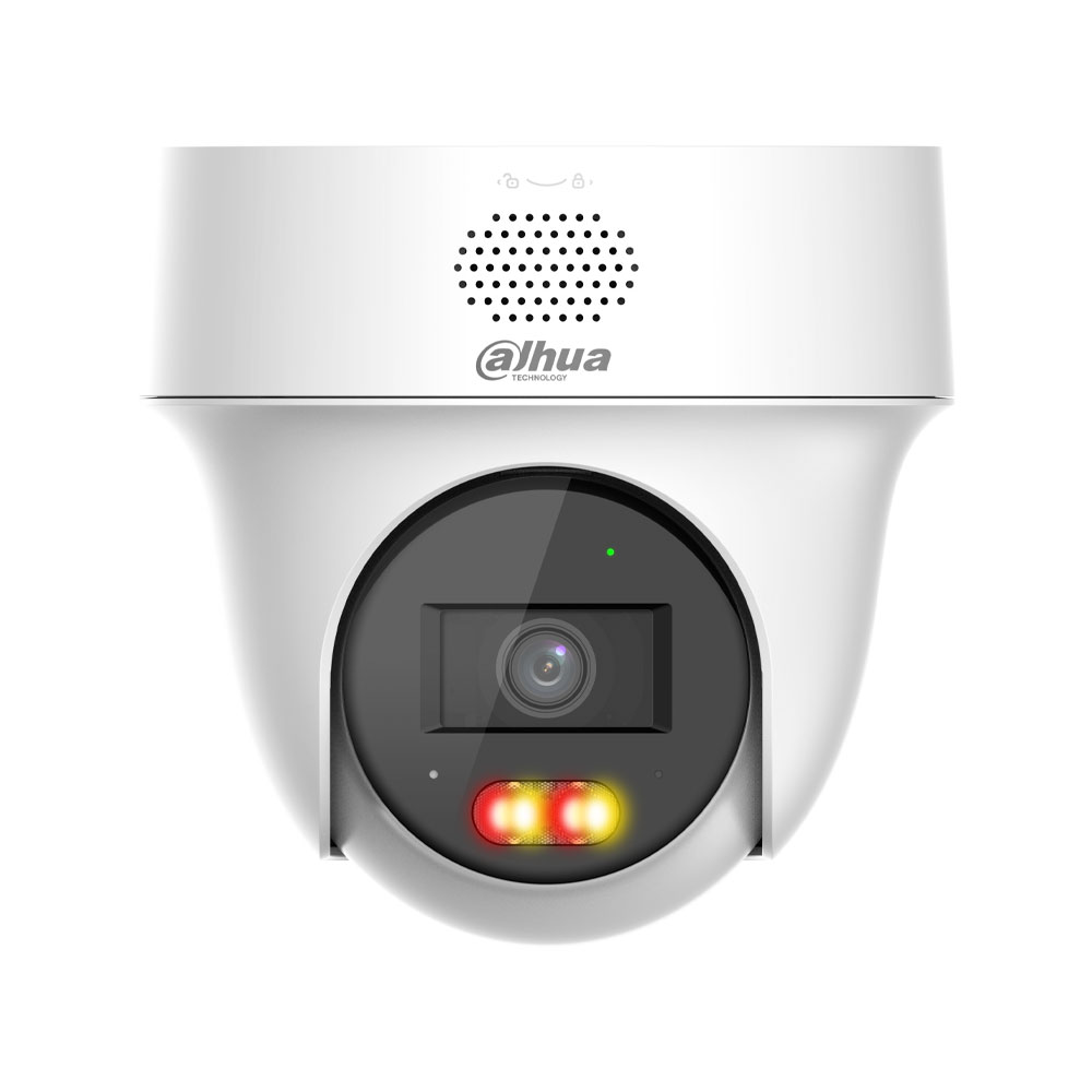 Dahua - 4MP PT-PoE-Kamera, Smart Dual Light, Personen- und Fahrzeugerkennung, Sirene DH-IPC-PT1439HP-PV-0280B