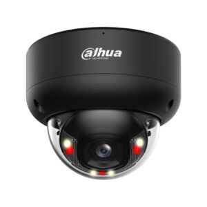 Dahua - 4MP WizSense 3 2,8mm Dome PoE IP-Kamera schwarz, Smart Dual Light, KI-Erkennung und Mikrofon DH-IPC-HDBW3449EP-AS-IL-0280B-Black