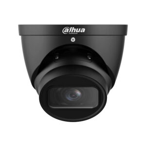 Dahua - 4MP WizSense 2,7-13,5mm Motorzoom Eyeball-Dome PoE IP-Kamera schwarz, Personenerkennung, Smart IR und Mikrofon DH-IPC-HDW2441TP-ZS-27135-BLACK