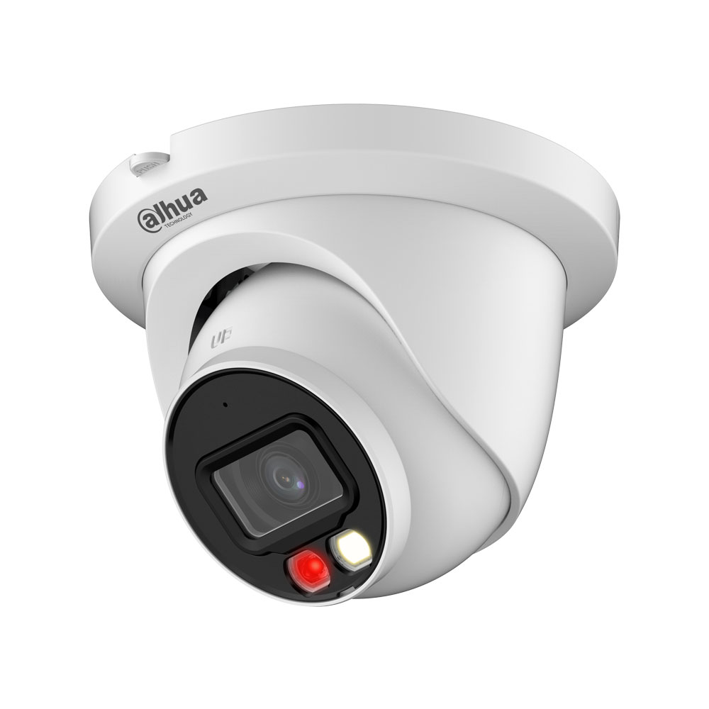 Dahua - 4MP WizSense 2,8mm Turret-Dome PoE IP-Kamera, Dual-Licht, Personen-/Fahrzeugerkennung und Mikrofon DH-IPC-HDW2449TMP-S-IL-0280B – Bild 2