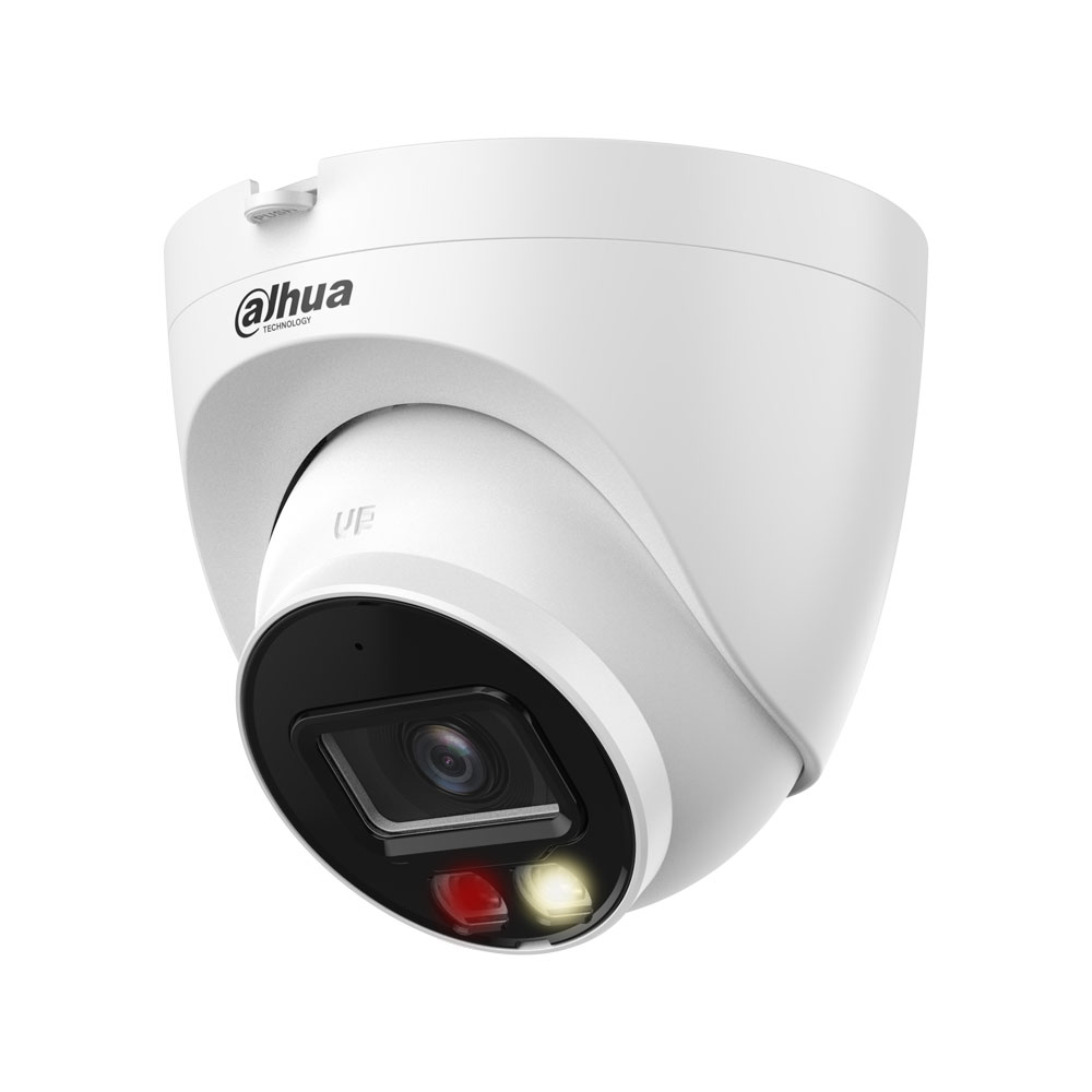 Dahua - 4MP WizSense 2,8mm Dome PoE IP-Kamera, Smart Dual Light, Personen-/Fahrzeugerkennung und Mikrofon DH-IPC-HDW2449TP-S-IL-0280B – Bild 2