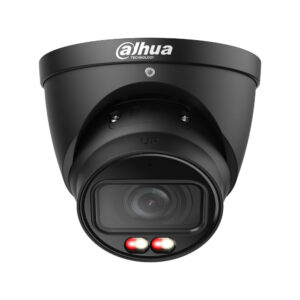 Dahua - 4MP WizSense 2,7-13,5mm Motorzoom Dome PoE IP-Kamera schwarz, Personenerkennung, Smart Dual Light, Mikrofon DH-IPC-HDW2449TP-ZS-IL-27135-Black