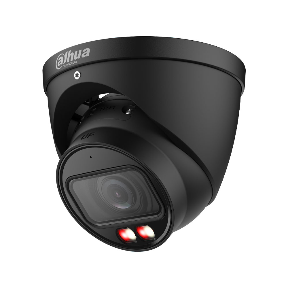 Dahua - 4MP WizSense 2,7-13,5mm Motorzoom Dome PoE IP-Kamera schwarz, Personenerkennung, Smart Dual Light, Mikrofon DH-IPC-HDW2449TP-ZS-IL-27135-Black – Bild 2