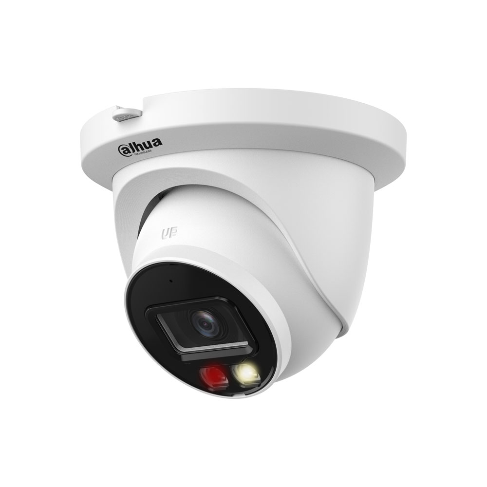 Dahua - 8MP WizSense 2,8mm Eyeball-Dome PoE IP-Kamera, Smart Dual Light, Personen- und Fahrzeugerkennung DH-IPC-HDW2849TMP-S-IL-0280B – Bild 2