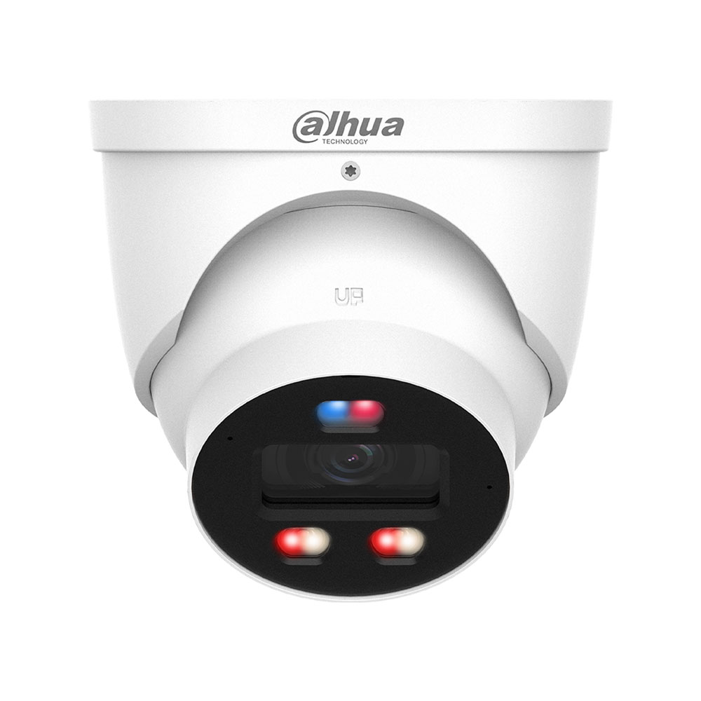 DH-IPC-HDW3449HP-AS-PV-0280B-PRO – 4MP WizColor 2,8mm Dome PoE IP-Kamera, Personenerkennung, aktive Abschreckung und Nachtsicht in Farbe