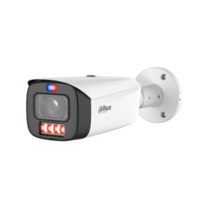 Dahua - 4MP WizSense 2,7-12mm Motorzoom Bullet PoE IP-Kamera, TiOC PRO, Personen-/Fahrzeugerkennung und aktive Abschreckung DH-IPC-HFW3449T1P-ZAS-PV-2712-PRO