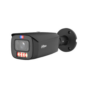 Dahua - 4MP TiOC Pro 2,7-12mm Motorzoom Bullet PoE IP-Kamera schwarz, KI-Erkennung, Smart Dual Light und Zweiwegeaudio DH-IPC-HFW3449T1P-ZAS-PV-2712-PRO-Black