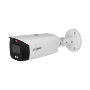 Dahua - 4MP WizSense 2,7-13,5mm Motorzoom Bullet PoE IP-Kamera, Smart Dual Light, KI-Personen-/Fahrzeugerkennung und Mikrofon DH-IPC-HFW3449T1P-ZAS-PV-27135-S5