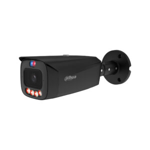 Dahua - 8MP WizSense 2,8mm Bullet PoE IP-Kamera schwarz, TiOC PRO Aktive Abschreckung, KI-Erkennung und Nachtsicht DH-IPC-HFW3849T1P-AS-PV-0280B-PRO-Black