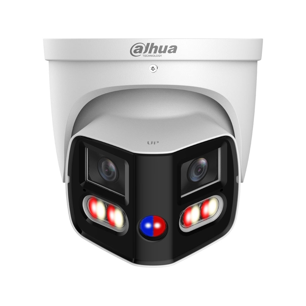DH-IPC-PDW3859P-A180-E2-AS-PV-0280B – 8MP WizSense 3 2,8mm Panorama-Dome PoE IP-Kamera, 180° Rundumsicht, TiOC Abschreckung und Personenerkennung