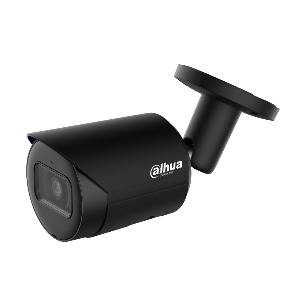 Dahua - 4MP WizSense 2,8mm Bullet PoE IP-Kamera schwarz, Personenerkennung, IR und Mikrofon DH-IPC-HFW2441SP-S-0280B-B – Bild 2