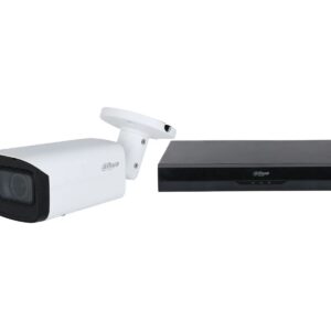 Dahua Set DHI-NVR5208-EI2 und WizSense Bullet-Kamera mit motorisiertem Zoom
