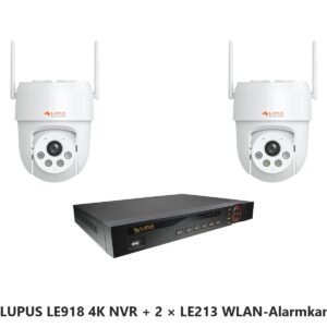 LUPUS Set LE918 4K NVR mit 2 x LE213