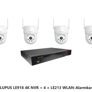 LUPUS Set LE918 4K NVR mit 4 x LE213