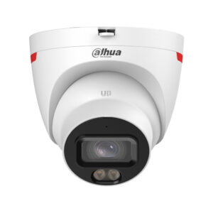 Dahua - 4MP WizSense 2,8mm Turret-Dome PoE IP-Kamera, WizColor Warmlicht, SMD Plus und Mikrofon DH-IPC-HDW2449TP-S-LED-0280B-PRO-S1